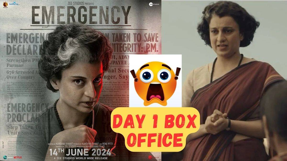 Kangana Ranaut in Emergency movie poster